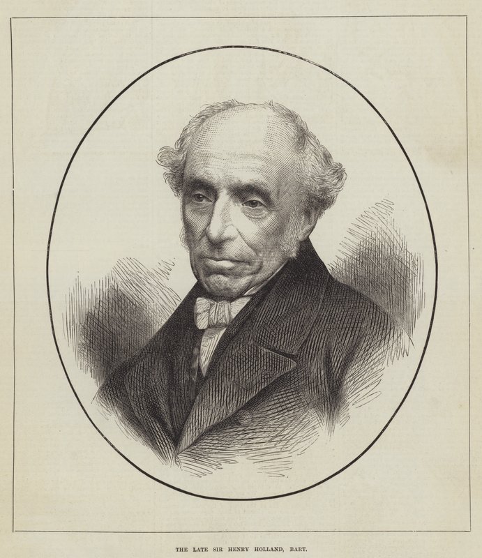 Merhum Sir Henry Holland, Baronet (gravür) by English School
