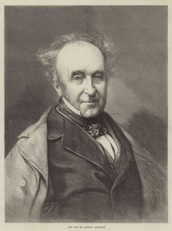 Merhum Sir Roderick Murchison (gravür) by English School