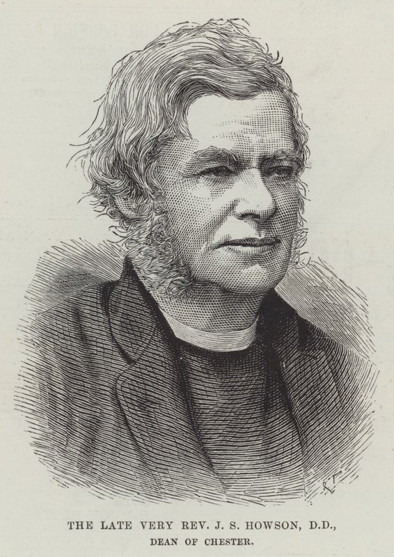 Merhum Çok Muhterem JS Howson, DD, Chester Dekanı (gravür) by English School