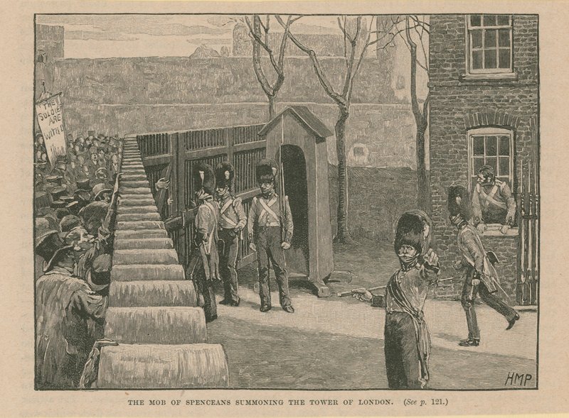 Kuleyi çağıran Spencean çetesi by English School