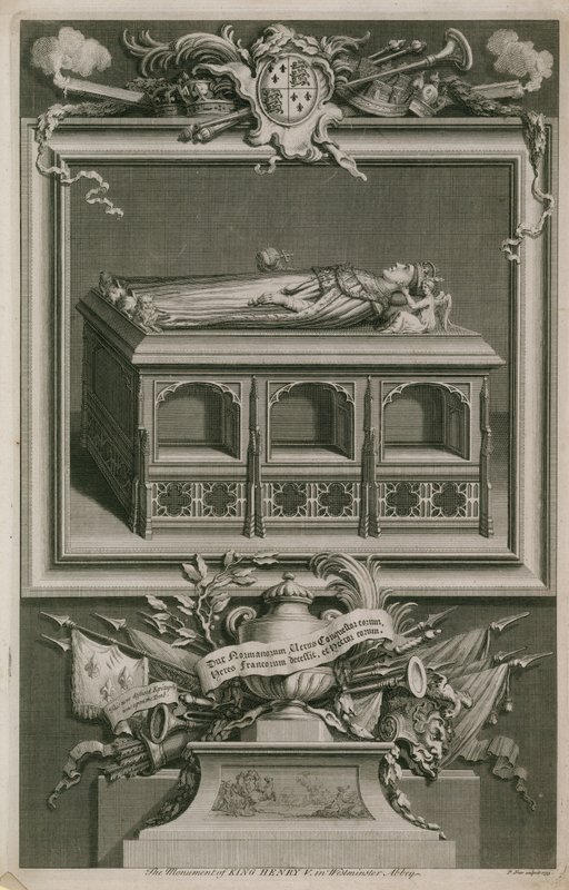 Henry V anıtı by English School