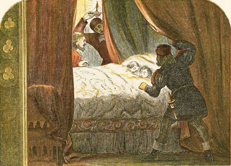 Kulede genç prensesin öldürülmesi by English School