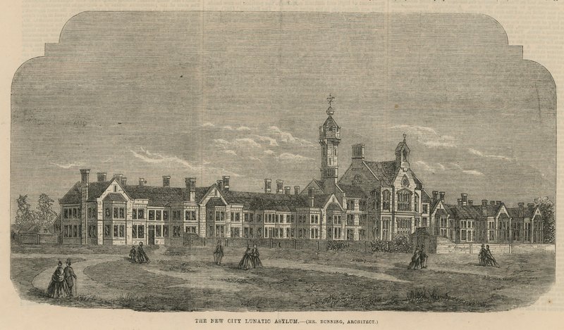 Yeni City Lunatic Asylum by English School