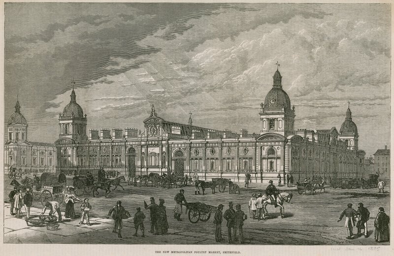 Yeni Metropolitan Tavukçuluk Pazarı, Smithfield by English School