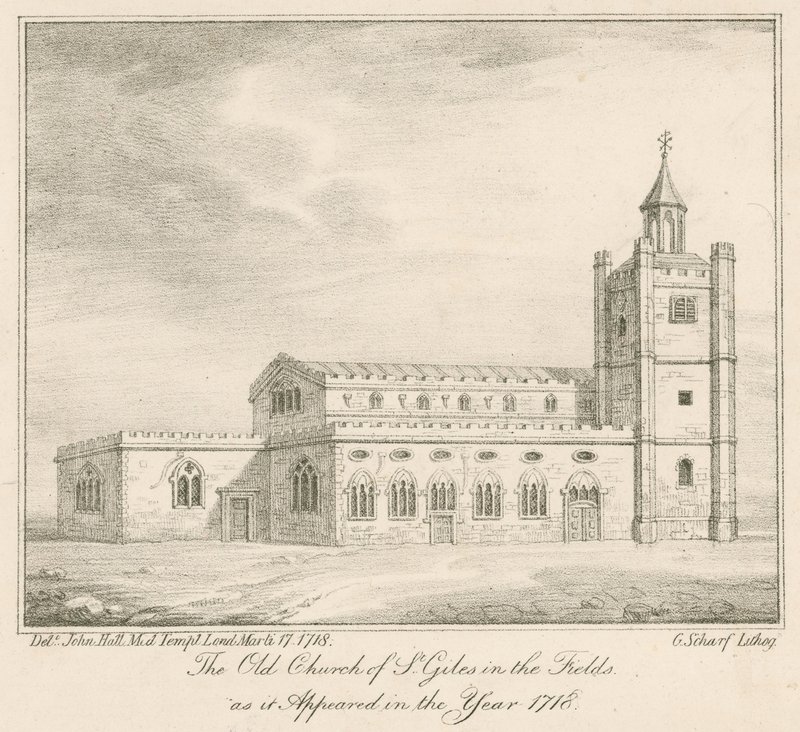 1718 yılında göründüğü gibi, Fields, Londra