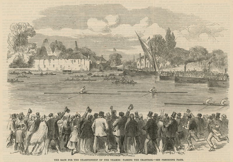 Thames Şampiyonası için yarış by English School
