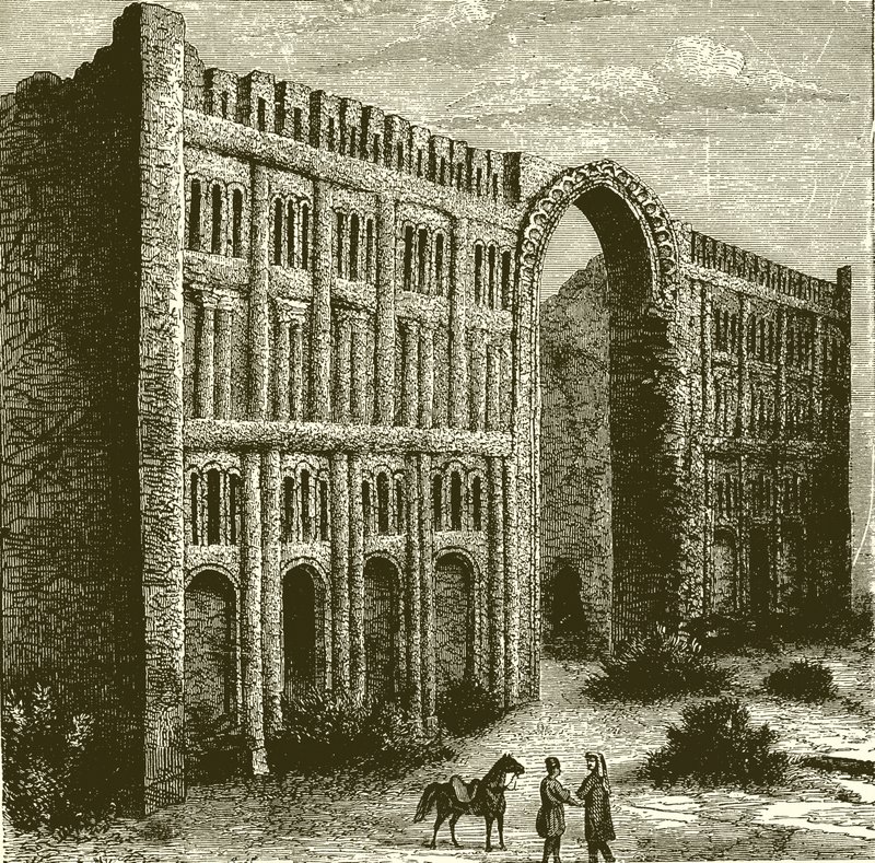 Babil sarayının kalıntıları by English School