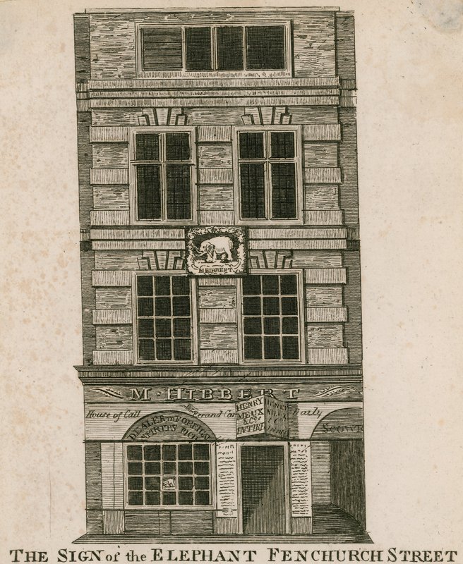 Fil işareti, Fenchurch Caddesi, Londra by English School