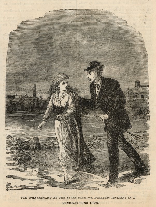 Nehir kıyısındaki somnambulist by English School