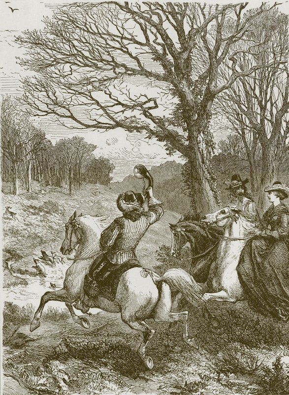 geyik avı by English School