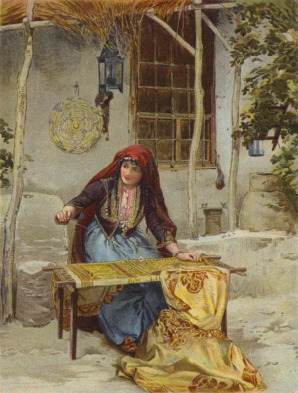 Nakışçının işi (renkli taş) by English School