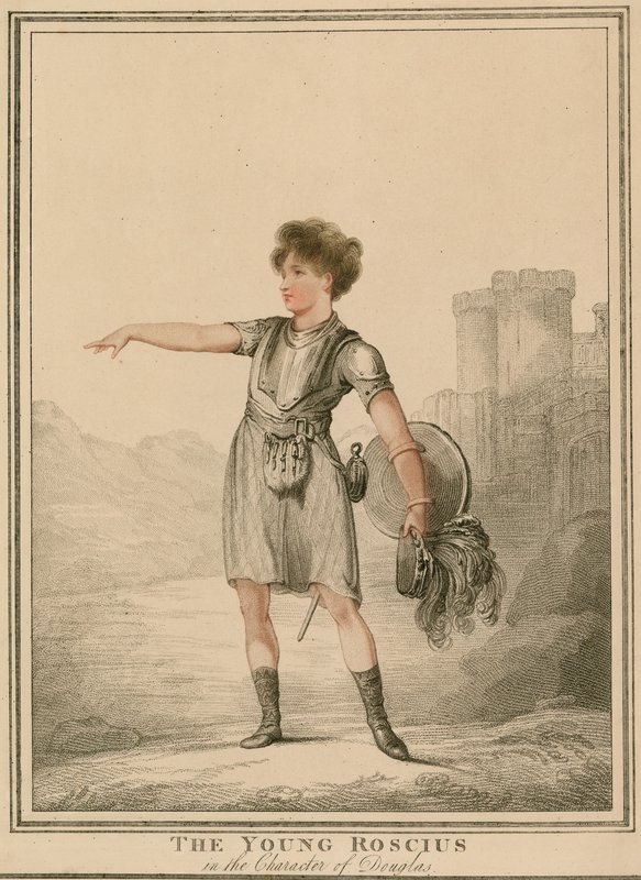Douglas karakterindeki genç Roscius by English School