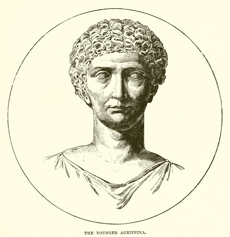 genç Agrippina by English School