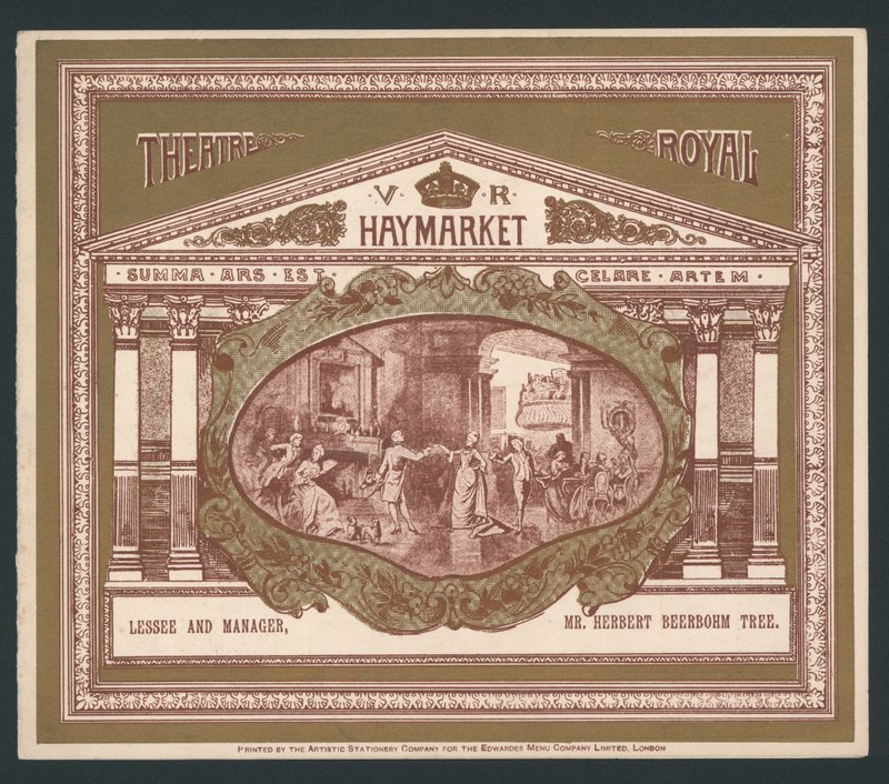 Kraliyet Tiyatrosu, Haymarket, Londra by English School