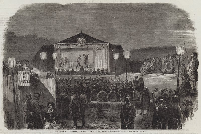"Theatre des Zouaves", Fransız Kampında, Sivastopol
