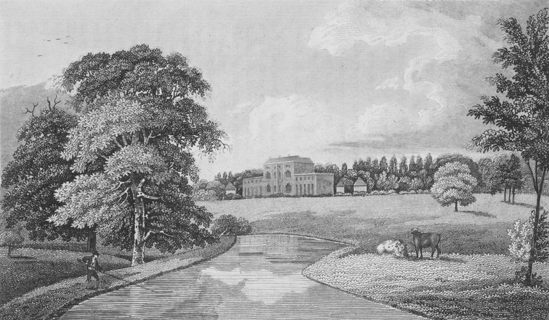 Theobalds, Hertfordshire (gravür) by English School