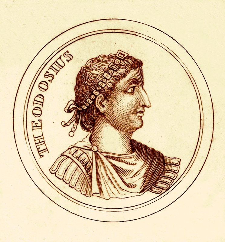 Theodosius, George Crabb tarafından yazılan The Universal Historical Dictionary