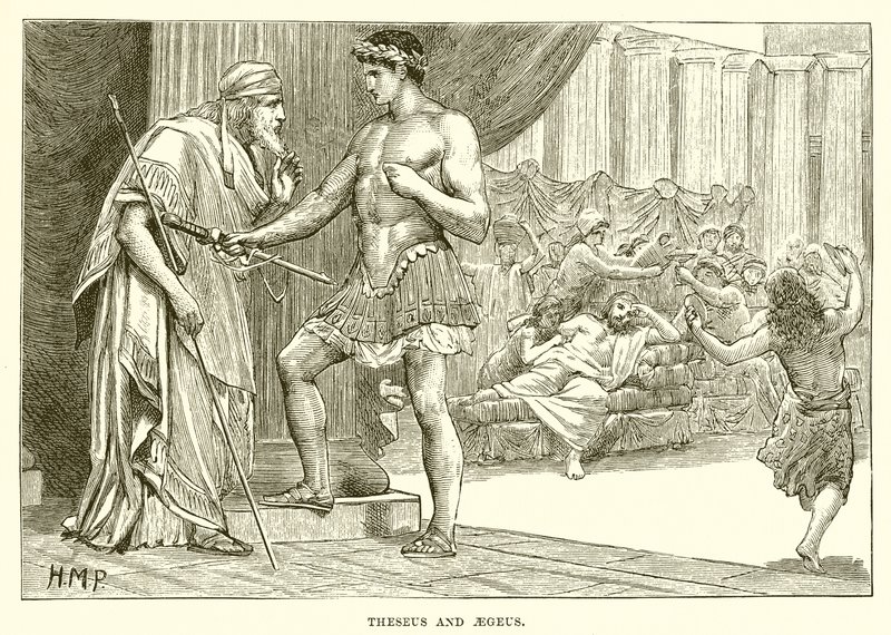 Theseus ve Ege by English School