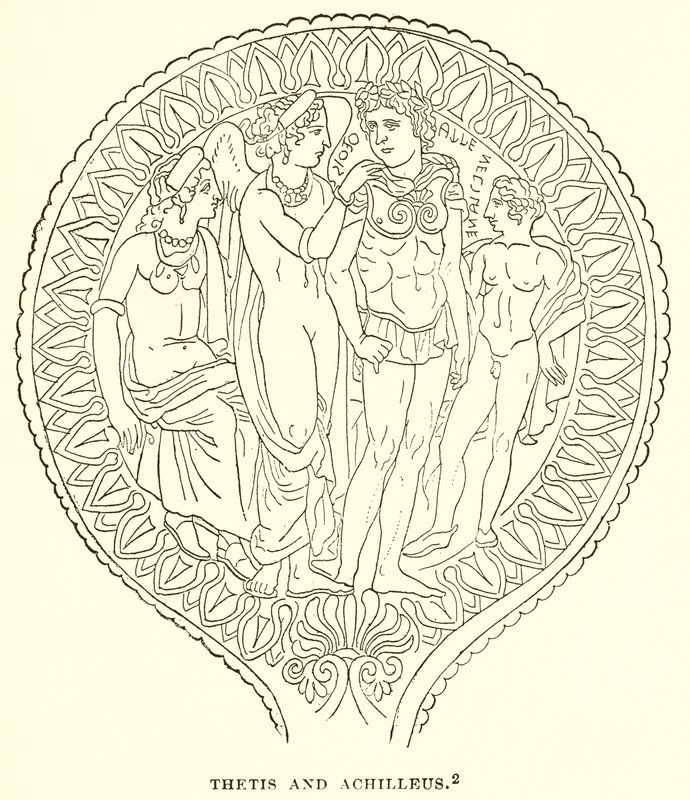 Thetis ve Aşil by English School