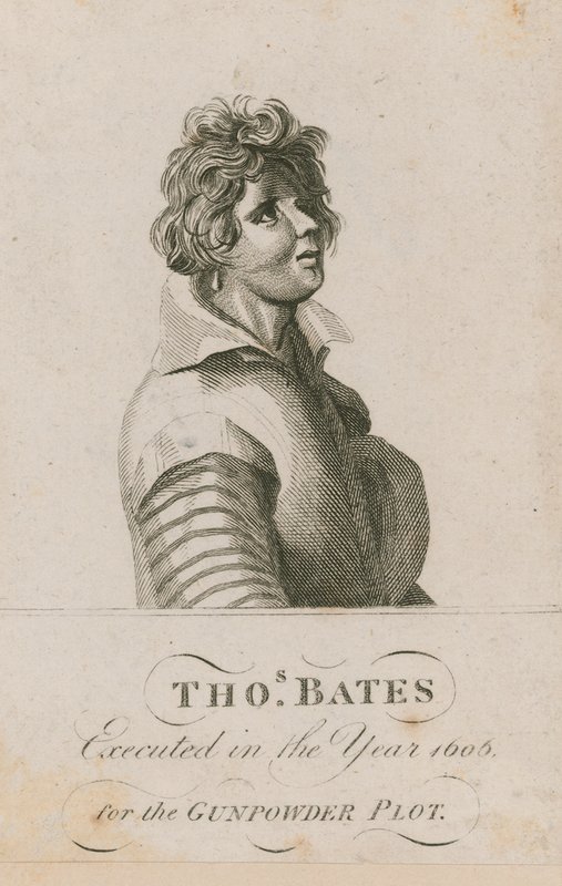 Thomas Bates, Barut Komplosu için 1606 yılında idam edildi. by English School
