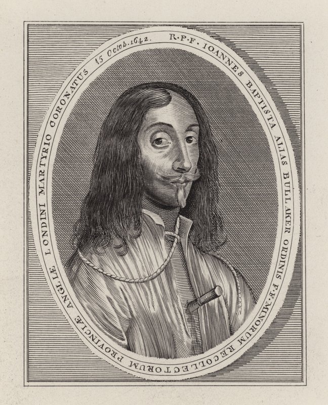 Thomas Bullaker (gravür) by English School