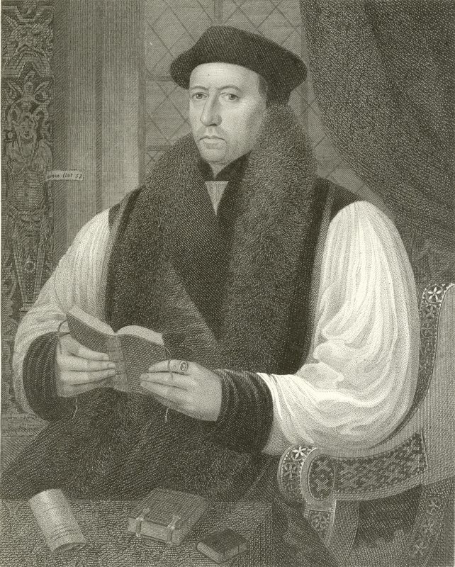 Canterbury Başpiskoposu Thomas Cranmer by English School