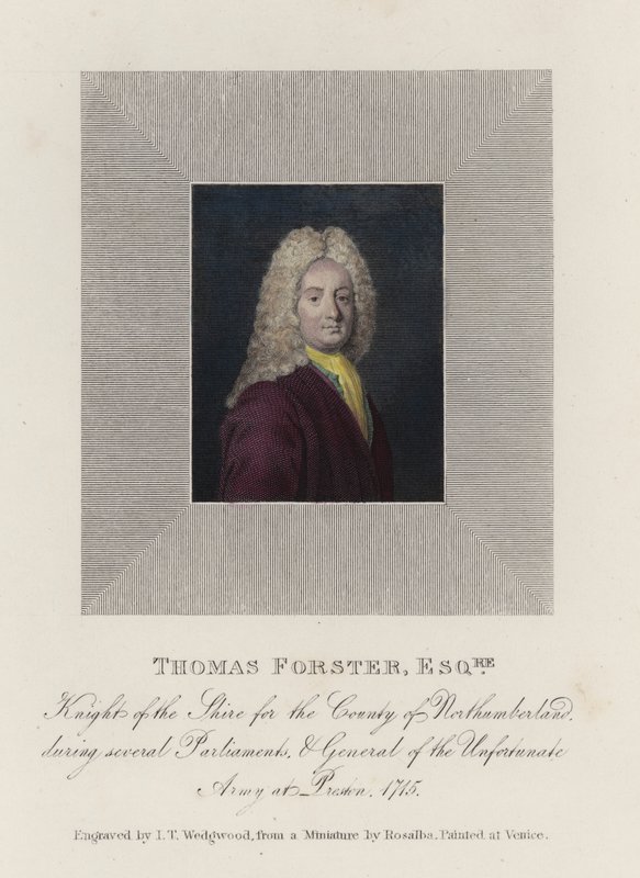 Thomas Forster (renkli gravür) by English School