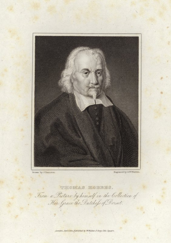 Thomas hobbes by English School