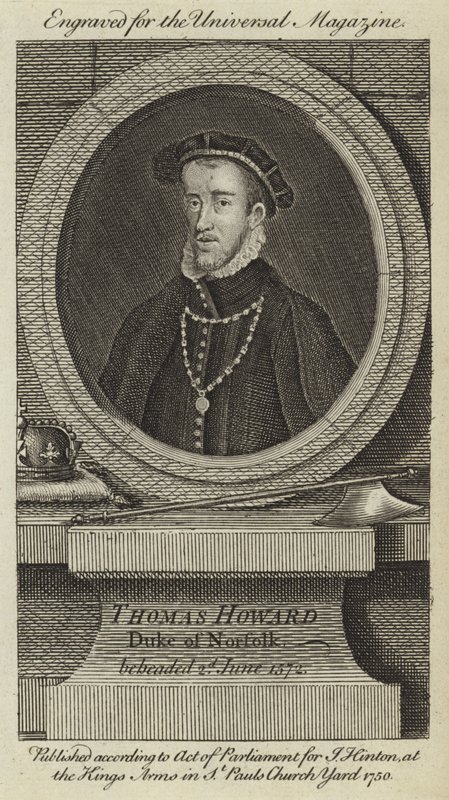 Norfolk Dükü Thomas Howard, 2 Haziran 1572