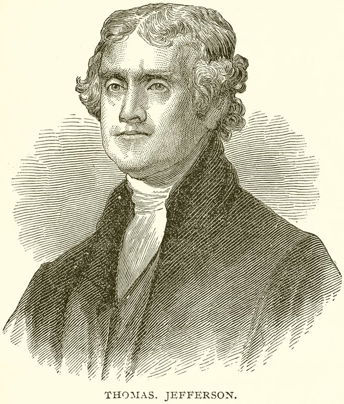 Thomas Jefferson by English School