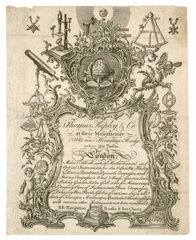 Thomas Ripley & Co, ticari kart by English School