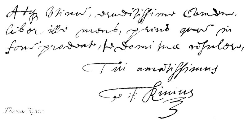 Thomas rives by English School