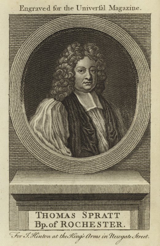 Thomas Spratt, Rochester Piskoposu by English School