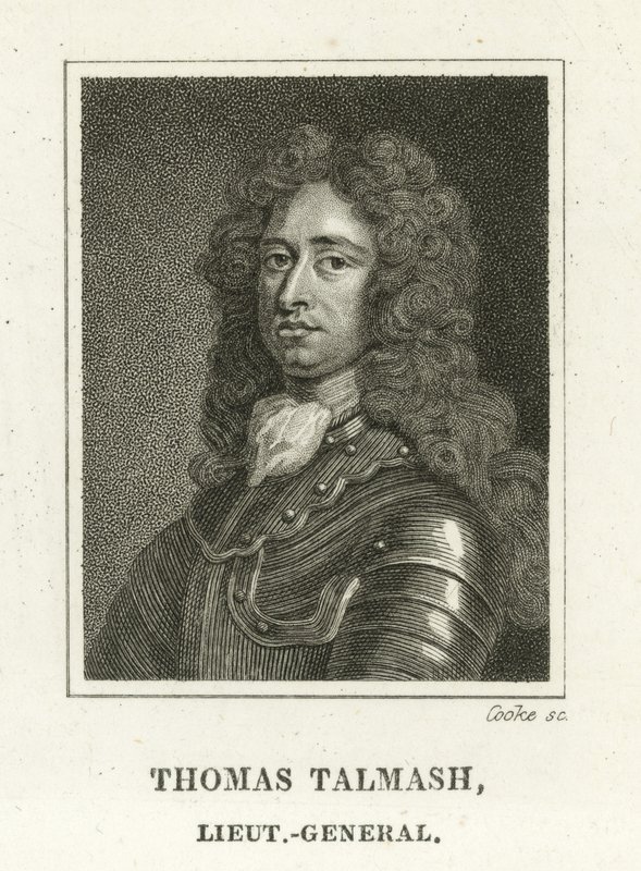 Thomas Talmash, Korgeneral (gravür) by English School