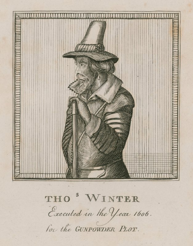 Thomas Winter, Barut Komplosu için 1606 yılında idam edildi. by English School