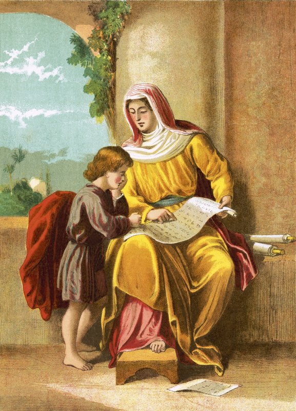 Timoteos kutsal yazıları öğreniyor by English School