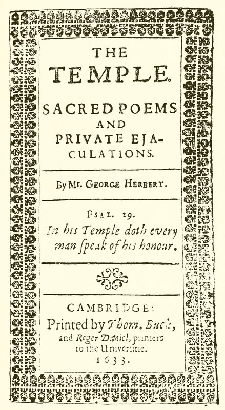 George Herberts The Temple
