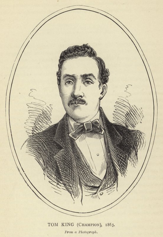 Tom King, Şampiyon, 1863, Bir Fotoğraftan by English School
