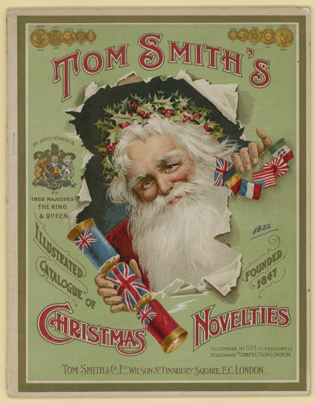 Tom Smith & Co Ltd, Noel Yenilikleri, Noel Krakerleri, Broşür kapağı by English School