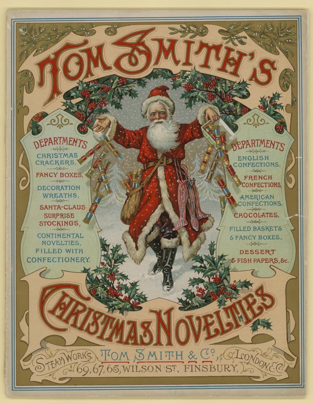 Tom Smith & Co Ltd, Noel Yenilikleri, Noel Krakerleri, Broşür kapağı by English School