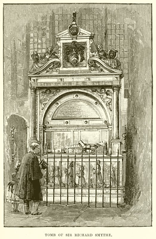 Sir Richard Smythe'nin Mezarı by English School