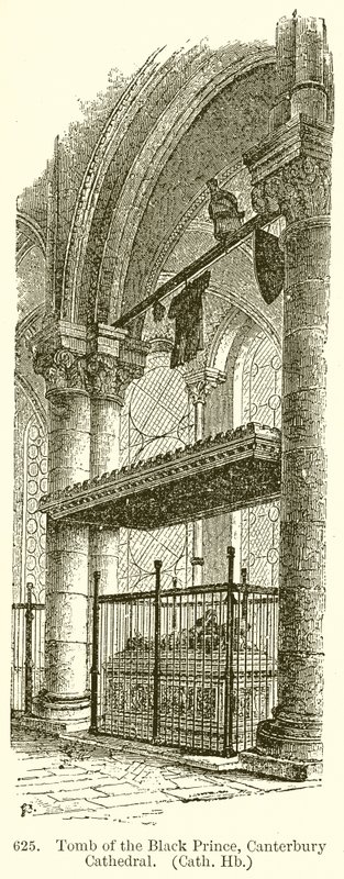 Kara Prens'in Mezarı, Canterbury Katedrali by English School