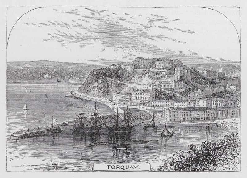 Torquay (gravür) by English School