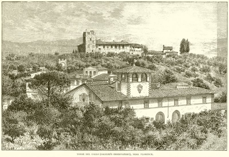 Torre Del Gallo (Galileos Gözlemevi), Floransa yakınlarında by English School