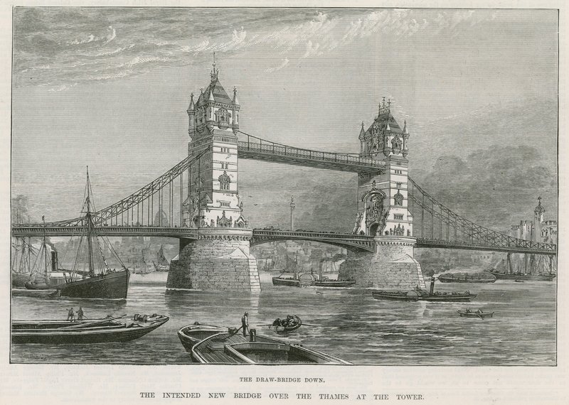 Tower Bridge, Londra by English School