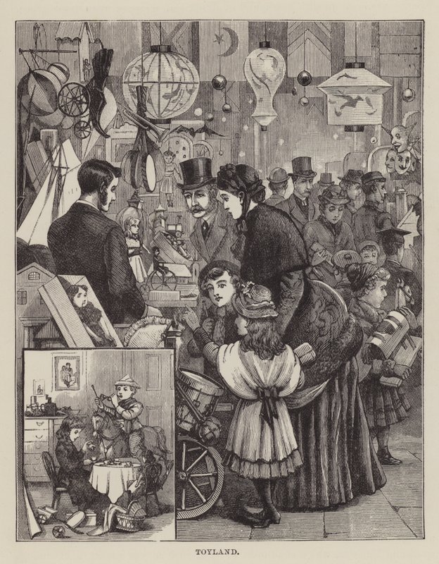 Toyland (gravür) by English School