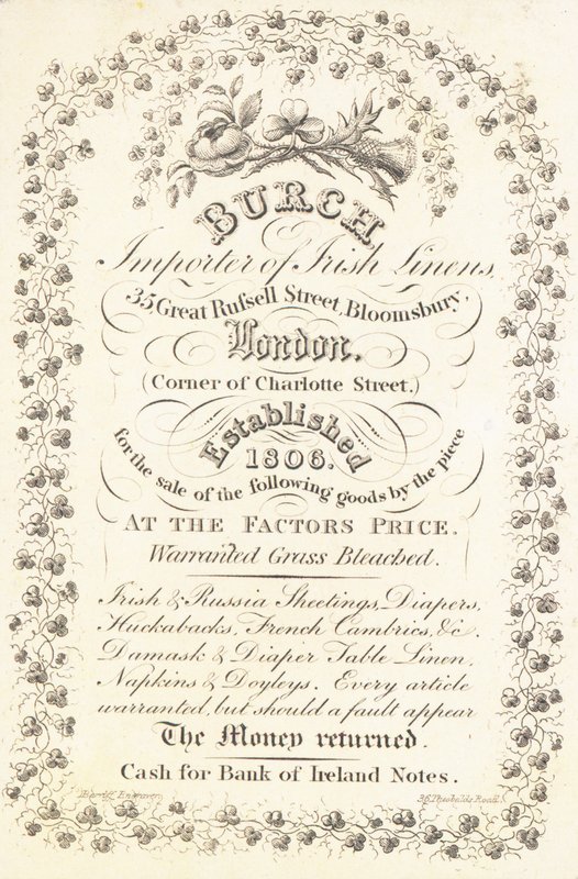 Ticaret kartı, Burch by English School