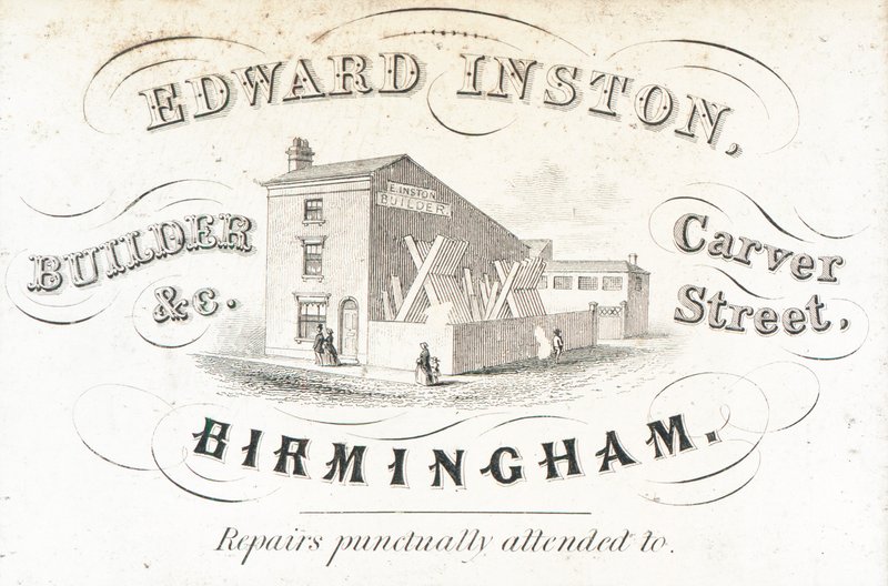 Ticari kart, Edward Inston by English School