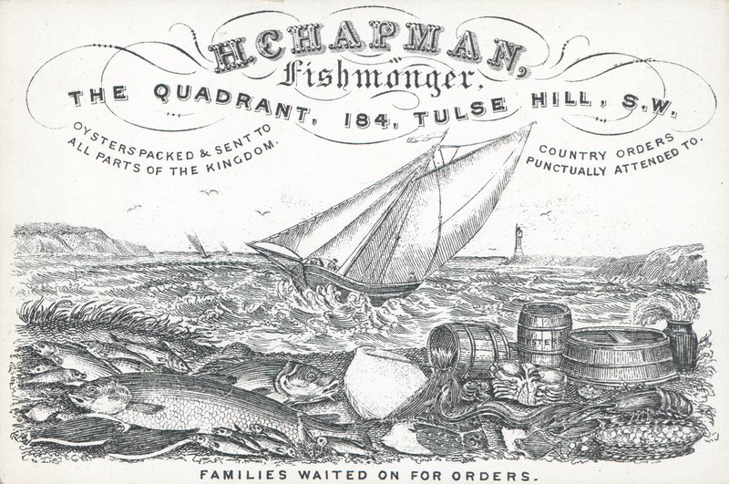 Ticaret kartı, H Chapman by English School