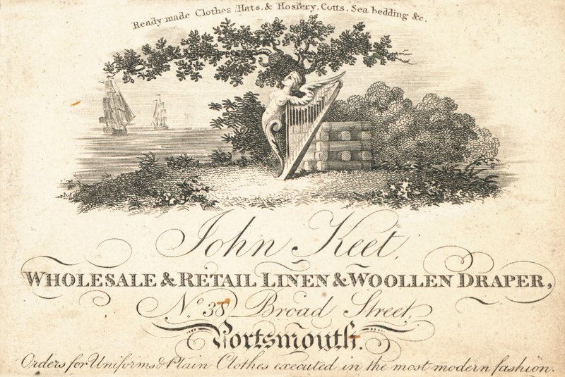 Ticaret kartı, John Keet by English School